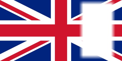 English flag Valokuvamontaasi