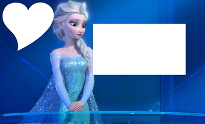 Marco de Elsa Frozen (Karlota CP) Montaje fotografico