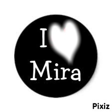 I love mira Photo frame effect