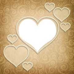 Gold Hearts Montage photo