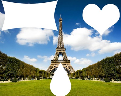 torre Eiffel Valokuvamontaasi