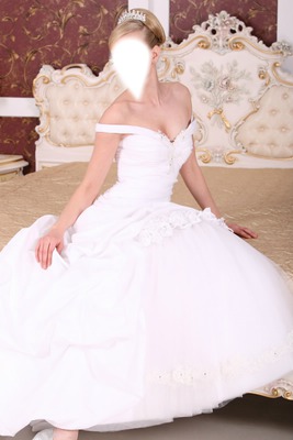 robe de mariée Fotomontaža