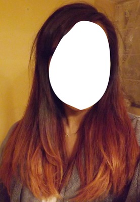 ombre hair Montage photo