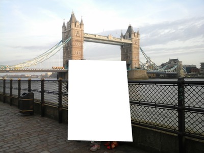 LONDRES bridge tower Photo frame effect