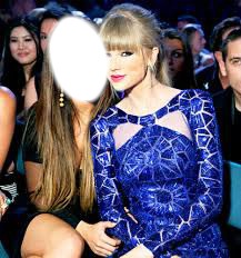 Taylor Swift  ve hayranı Photo frame effect