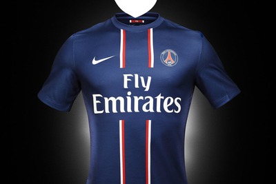 maillot psg Photo frame effect
