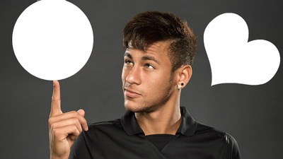 Neymar para fãns Fotomontaggio