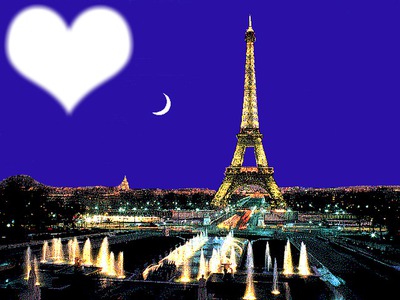 I Love Paris Fotomontaż