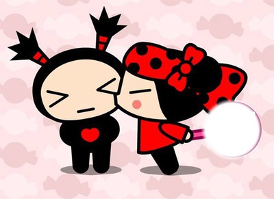 pucca Photo frame effect
