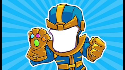 Thanos Fotomontaggio