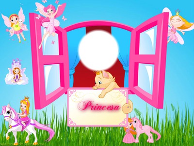 princesas Photo frame effect