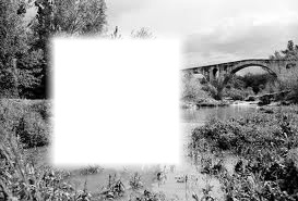 Ballade le long d'un fleuve Photo frame effect