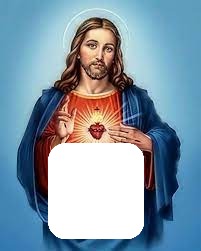 sagrado corazon de Jesus Fotomontaggio