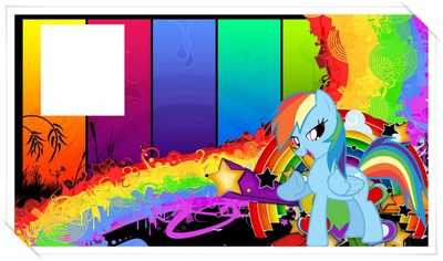 rainbow dash Fotomontage