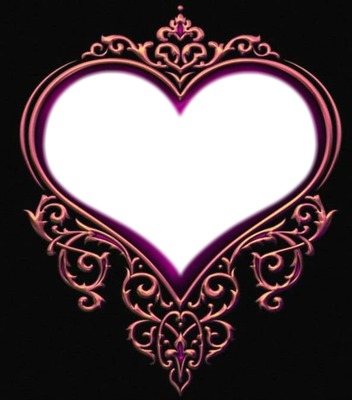 GRIVING HEART Photo frame effect