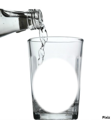 verre d'eau Fotomontáž
