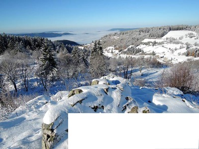 neige Fotomontage
