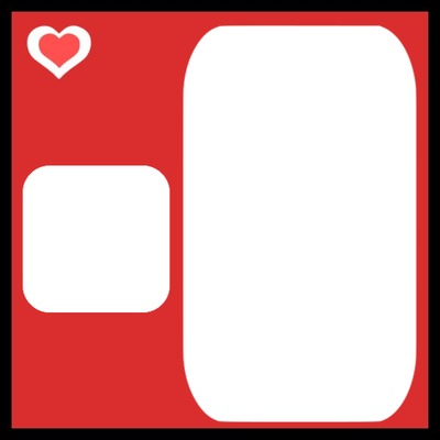 red 2 heart  Bill Φωτομοντάζ