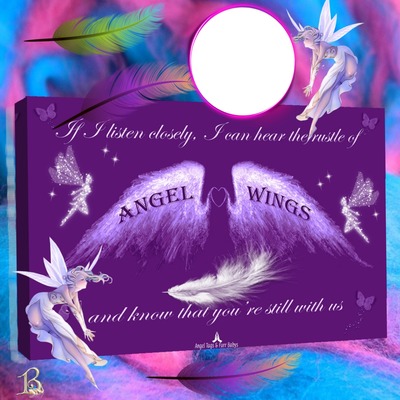ANGEL WINGS Photo frame effect