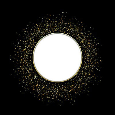 círculo dourado Φωτομοντάζ