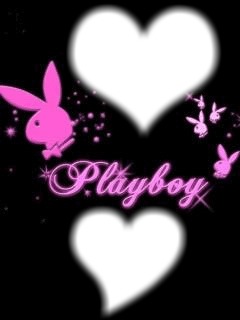 Play Boy Coeur Fotomontagem