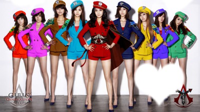 Girls Generation Photo frame effect