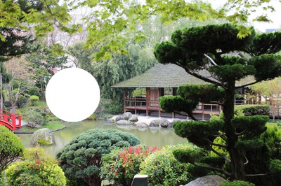 jardin japonais Montaje fotografico