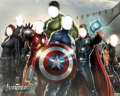 the avengers Fotomontage