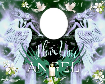 love you angel Montage photo