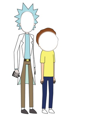 Rick and Morty Fotomontáž