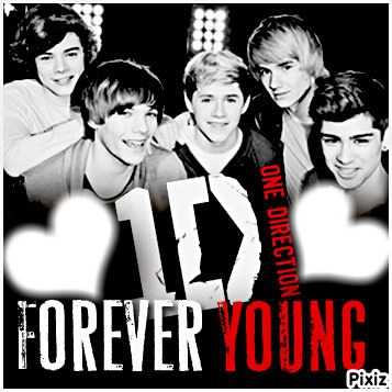 forever young one direction Fotómontázs