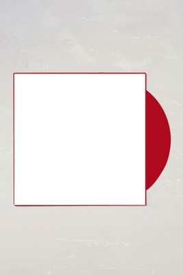 red coloured vinyl 1 Fotomontāža