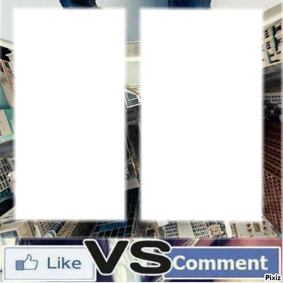 VS facebook Fotomontage