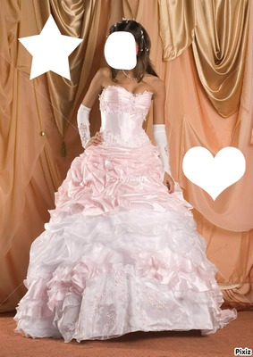 robe de mariéé Photomontage