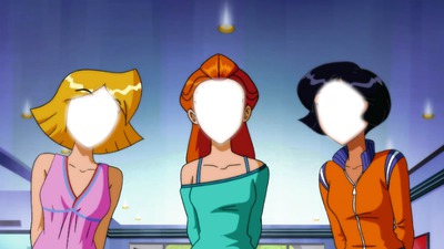 totally spies Photo frame effect