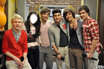 with one direction Fotomontaggio