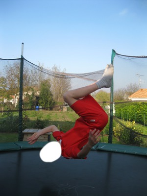 trampoline Fotomontage