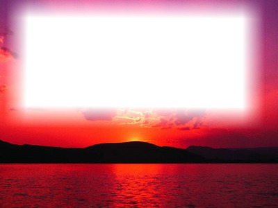 Sunset Photo frame effect