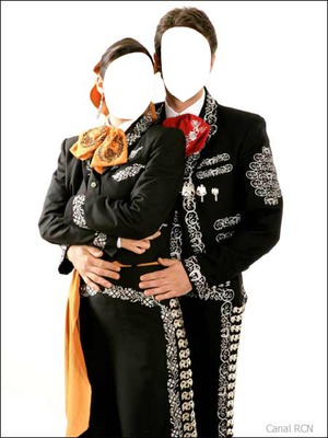 pareja de mexicanos Fotomontáž