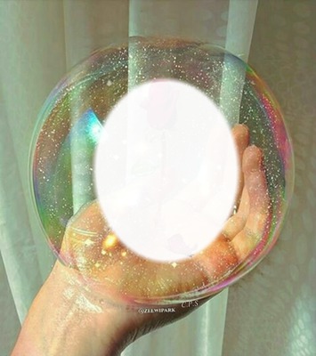 Esfera con brillos Fotomontáž