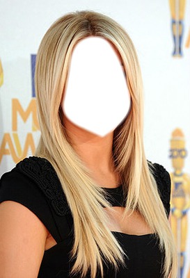 blond hair Fotomontage
