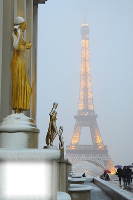 Love Paris! Fotomontāža