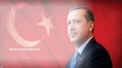 Recep Tayip Erdoğan Fotomontaggio