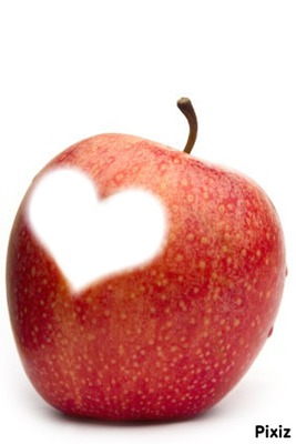 La pomme d'amour Фотомонтажа
