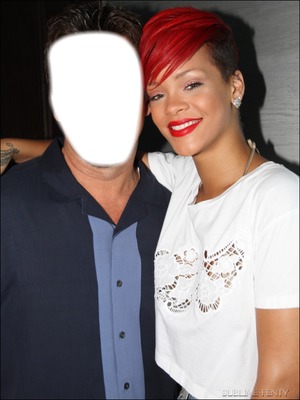 Photo avec Rihanna Fotomontaža
