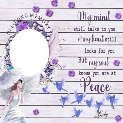 my mind talks to you Photo frame effect