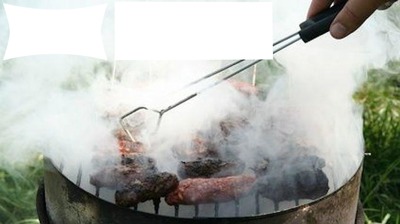 barbecue Photo frame effect