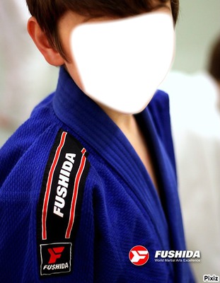 kimono judo Фотомонтажа