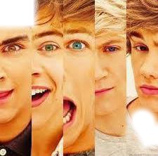 One Direction olhos ^-^ Fotomontáž