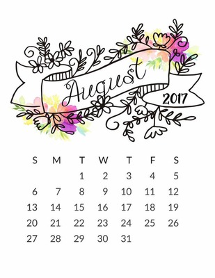 August Photo frame effect
